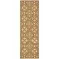 Hand-hooked Chelsea Harmony Brown Wool Runner (2'6 x 12')