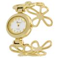 Geneva Platinum Women's Flower Cuff Watch