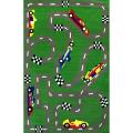Essential hint about 45 Record Collection Alexa Playtime Car Race Green Kids Rug (4'5 x 6'9)