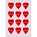 Alexa Playtime Kid's Hearts Rug (4'5 x 6'9)