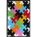Studies on 45 Rpm Boxes Alexa Playtime Puzzle Kid's Rug (4'5 x 6'9)