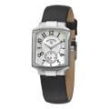 Philip Stein Women's 'Signature Classic Tank' Black Strap Watch