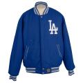 JH Designs Los Angeles Dodgers Reversible Wool Jacket