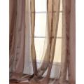 Jamocha Striped 108-inch Sheer Curtain Panel