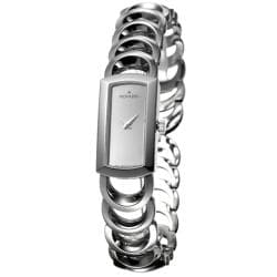 Movado Women's 'Rondiro' Stainless Steel Silver Dial Quartz Watch