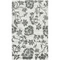 Handmade Soho Grey New Zealand Wool Rug (3'6 x 5'6')