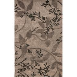 Hand-tufted Alexa Evo Vines Grey Rug (8'6 x 11'6)
