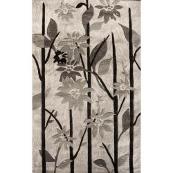 Hand-tufted Alexa Evo Forest Beige Rug (7'6 x 9'6)