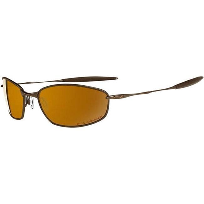 Oakley Unisex Whisker TI Brown Chrome Sport Sunglasses