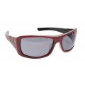 Oakley Unisex Sideways Brick Red/ Grey Sports Sunglasses