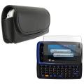 Leather Case w/ Screen Protector for LG LN510 Rumor Touch