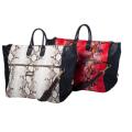Terrida Python-embossed 17-inch Leather Carry On Duffel