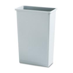 Rubbermaid Grey Commercial Slim Jim 23-gallon Waste Container