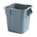 Rubbermaid Grey 28-gallon Commercial Brute Square Container