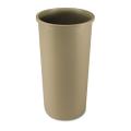 Rubbermaid Untouchable Beige 22-gallon Round Waste Container