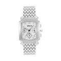 Geneve Men's Stainless Steel Chronograph Watch