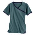IguanaMed Women's Cross Over Teal Top
