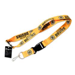 Boston Bruins Gold Clip Lanyard
