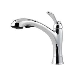 Price Pfister Chrome Clairmont Pullout Kitchen Faucet 
