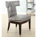 Trenton Faux Leather T-back Accent Armless Chair
