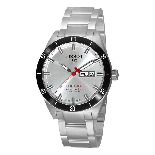 Tissot Mens PRS 516 Automatic Stainless Steel Bracelet Watch