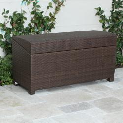 Outdoor Wicker Storage Chest