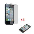 Premium iPhone 4 Clear Screen Protector (Pack of 3)
