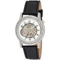 Akribos XXIV Women's Open Heart Skeleton Automatic Dress Watch