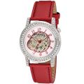 Akribos XXIV Women's Open Heart Skeleton Automatic Dress Watch