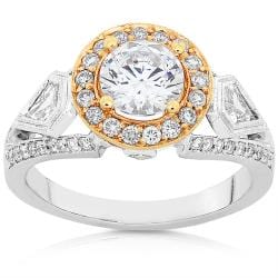 18k Two-tone Gold 1 3/4ct TDW Diamond Ring (F-G, I1-I2)