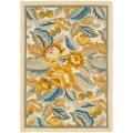 Hand-hooked Chelsea Eden Multi/ Ivory Wool Rug (1'8 x 2'6)