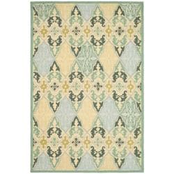 Hand-hooked Chelsea Sonet Multicolor Wool Rug (8'9 x 11'9)