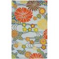 Handmade Soho Blue New Zealand Wool Rug (9'6 x 13'6)