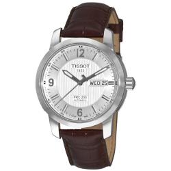 Tissot Men's 'PRC 200' Silver Dial Day Date Watch