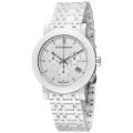 Burberry Women's 'Ceramic' White Dial Chronograph Watch
