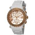 Chopard Women's 'Happy Sport Round' Rose Gold Chronograph Watch