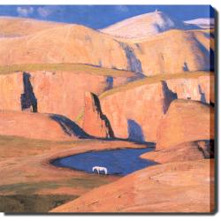 'Red Rock' Giclee Canvas Art