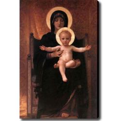 Bouguereau 'Virgin Mary and Son' Giclee Canvas Art