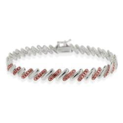 Rose Gold over Silver Champagne Diamond San Marco Bracelet