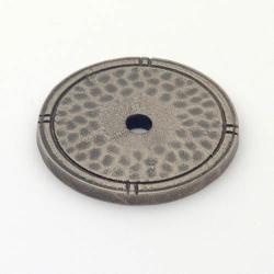 Classic Brass Arts and Crafts Collection Aged Iron Backplates (Pack of 3)