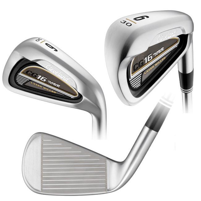 Cleveland Mens CG16 Tour Satin Chrome 4 PW Iron Set