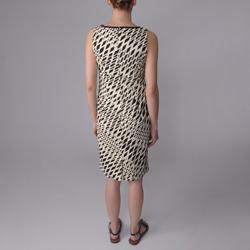 Sangria Women's Retro Print Sleeveless Dress