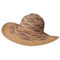 Adi Designs Women's Ribbon and Paper Braid 4.5-inch Brim Hat