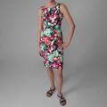 Sangria Women's Floral Pattern Sleevless Dress