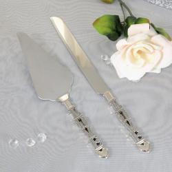 Bride and Groom Love Cake Server Set