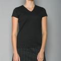 Golftini Women's Black V-neck Golf Shirt