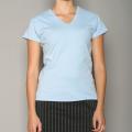 Golftini Women's Blue V-neck Golf Shirt