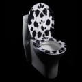 Cow Skin Print Designer Melamine Toilet Seat Cover