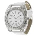 Geneva Platinum Women's Rhinestone-accented Watch