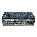 Ebony 'Lotus Bloom' Jewelry Box (Indonesia)